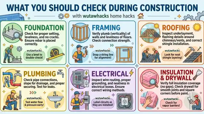 What You Should Check During Construction with wutawhacks home hacks
